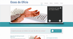 Desktop Screenshot of ossosdooficio.com.br